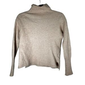 Second Female Mohair Wool Turtle Neck Tan
